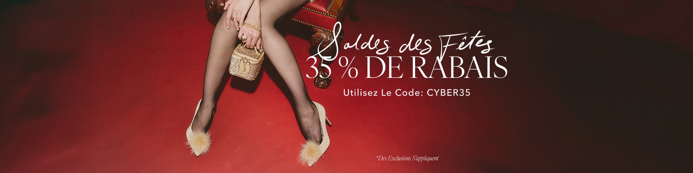 Utilisez le code CYBER35 pour un extra 35 % de rabais sur les modèles en solde. des exclusions s'appliquent