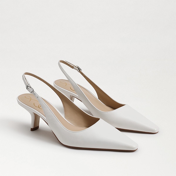 Magasinez Escarpin-sandale Bianka en blanc brilliant