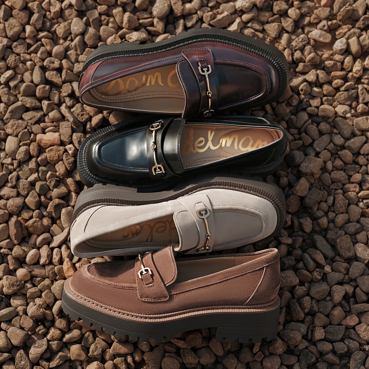loafers featuring the lea chunky loafer in various colors