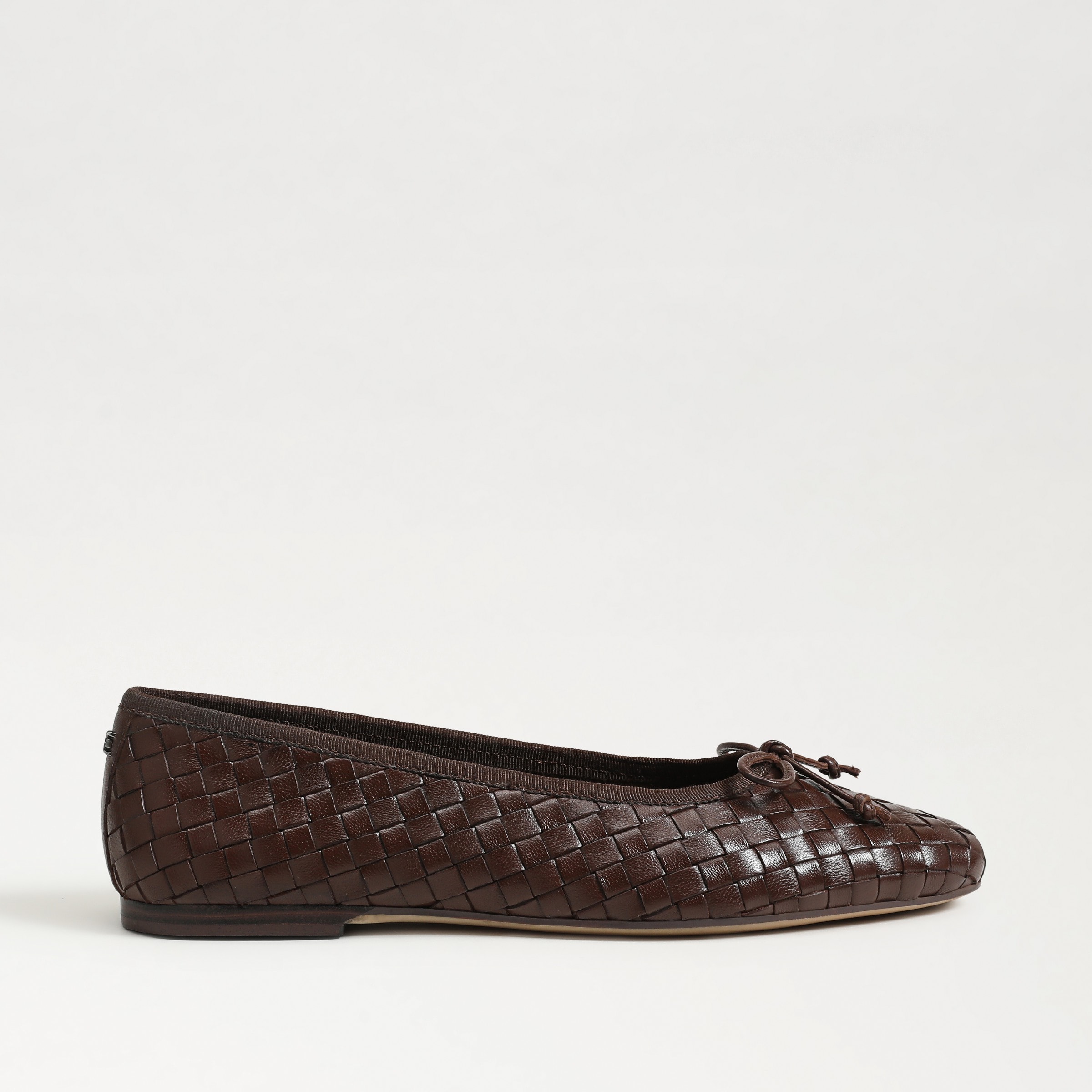 flats featuring the ruthie ballet flat in woven brown