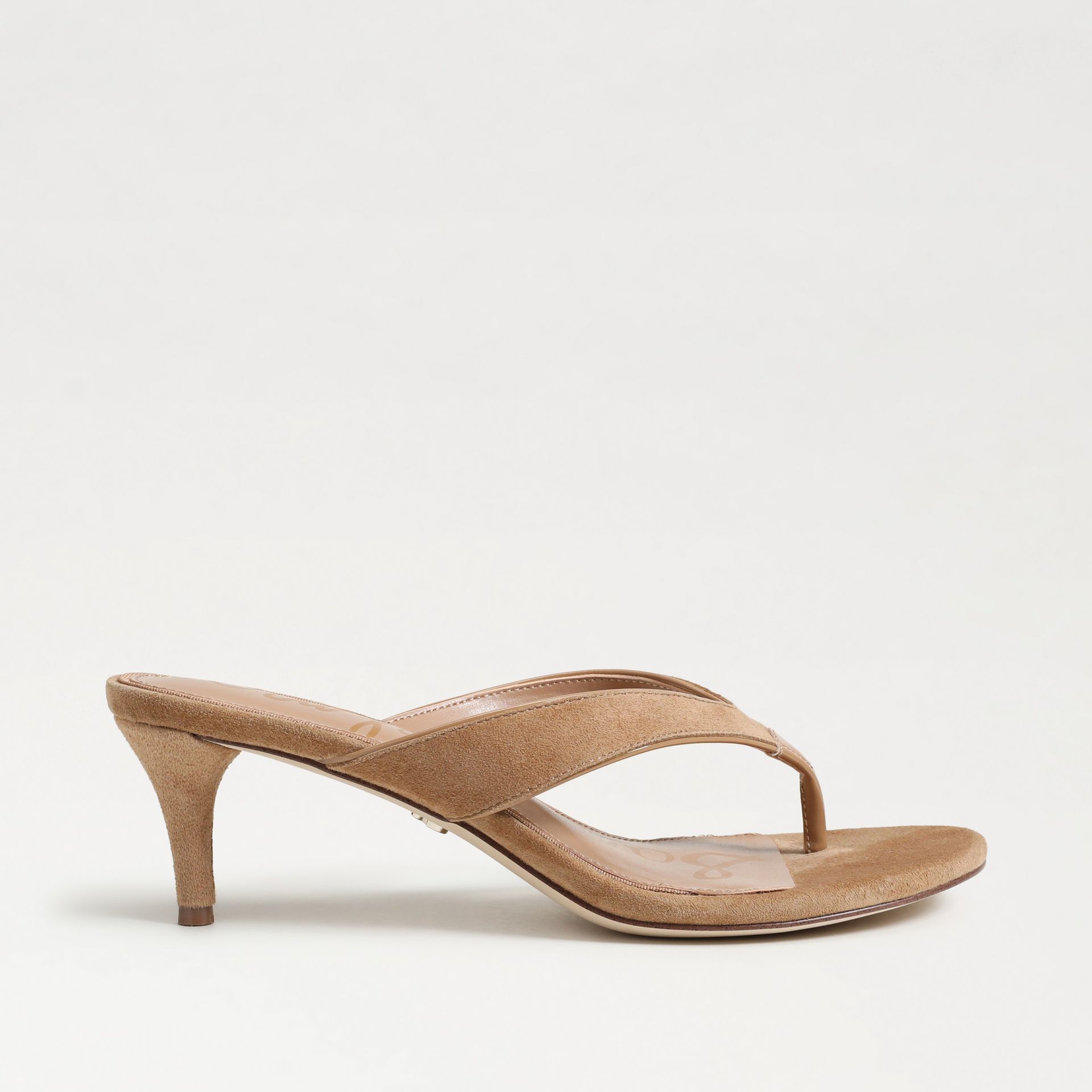 Sam Edelman Amie kitten heel sandal in cyprus tan suede