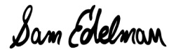 Sam Edelman black logo small