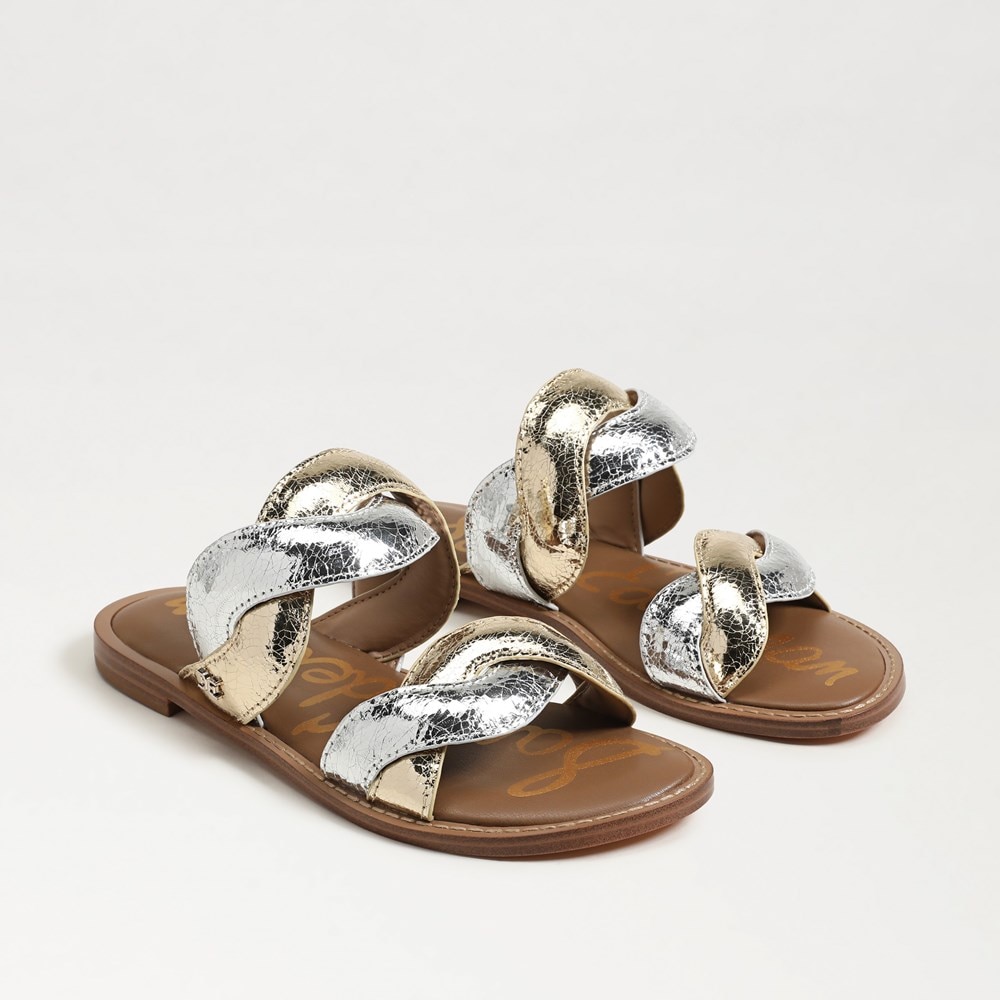 Sandale à enfiler tressée Hellen - Pair