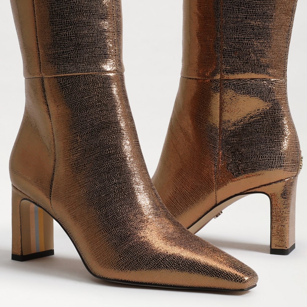 Sylvia Wide Calf Knee High Boot - Detail