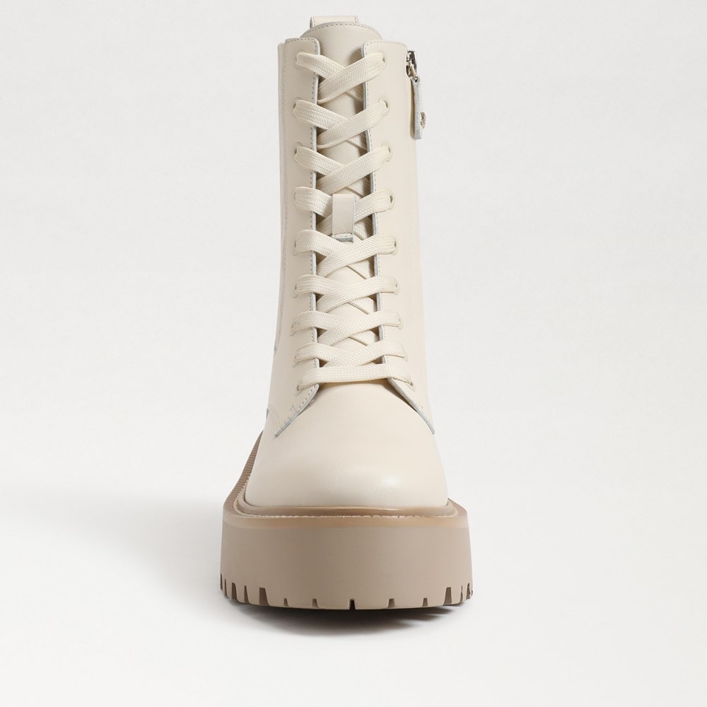 Ivory combat boots online