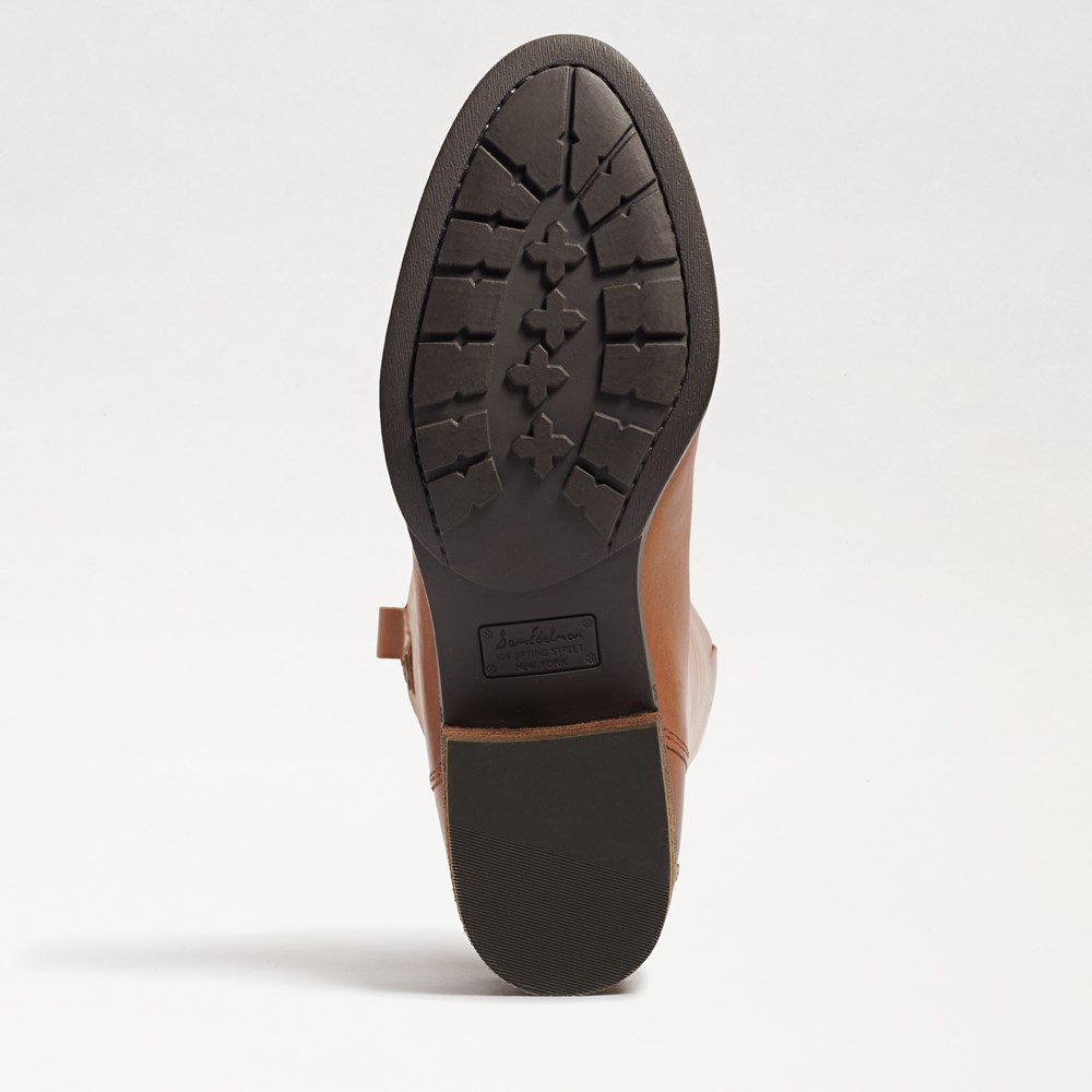 Penny Wide Calf Leather Riding Boot - Bottom