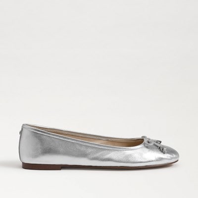 Sam edelman deals silver ballet flats