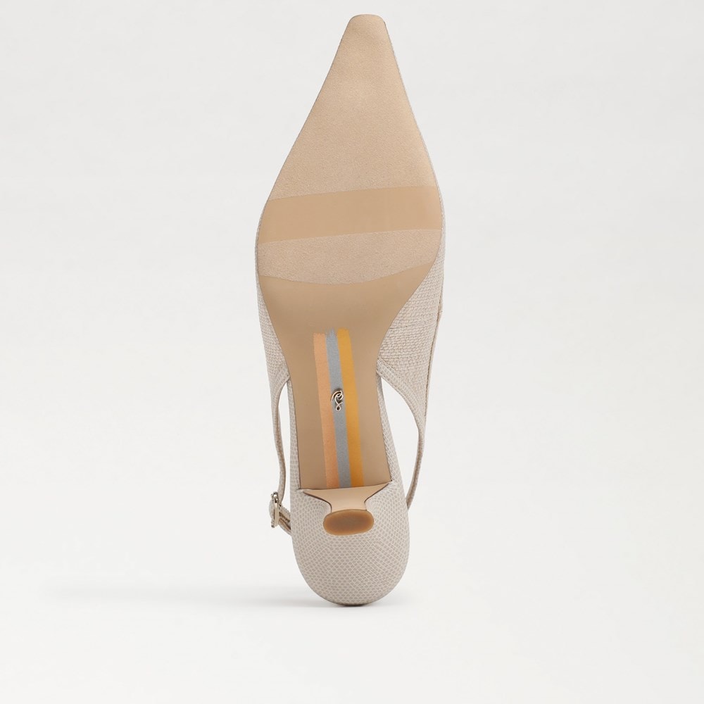 Escarpin-sandale floral Bianka - Bottom