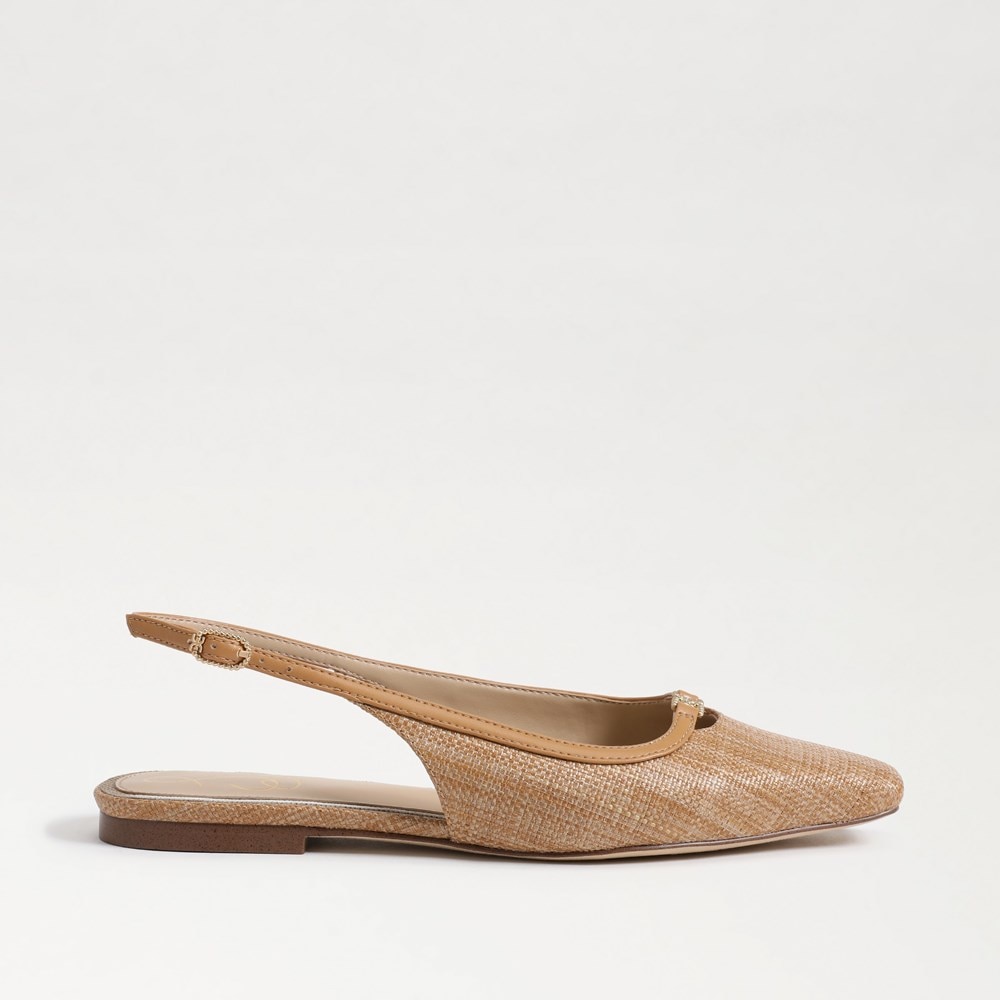 Pointed toe slingback best sale flats