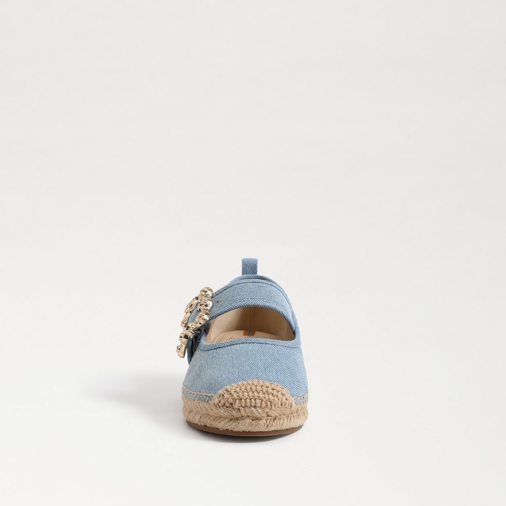 Sam Edelman Maddy Buckle Espadrille Mary Jane Womens Flats and