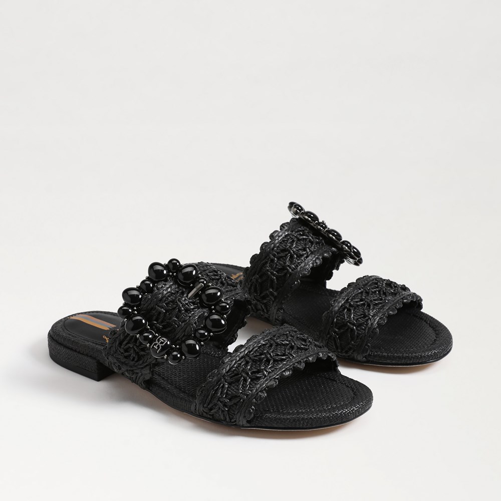 【Sam Edelman】★サンダル★ Women's Nerissa Sandals Sam Edelman Women's Nerissa Slide Sandal, Dark Natural, 5