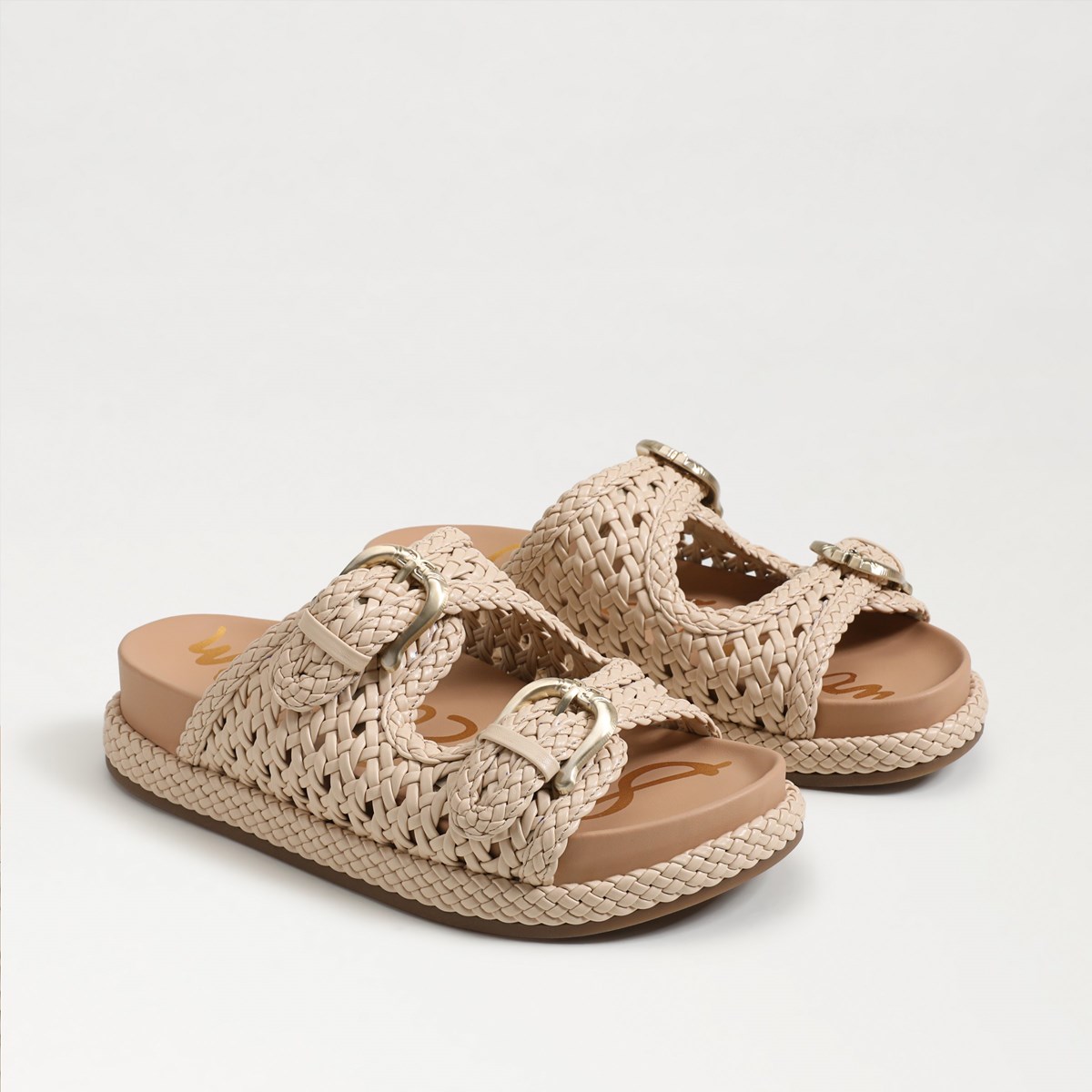 【Sam Edelman】◆Reid Buckle Slide Footbed Sandal◆LINEN◆ Sam Edelman Reid Buckle Slide Footbed Sandal | Womens Sandals