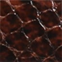 Brown Python Embossed Leather