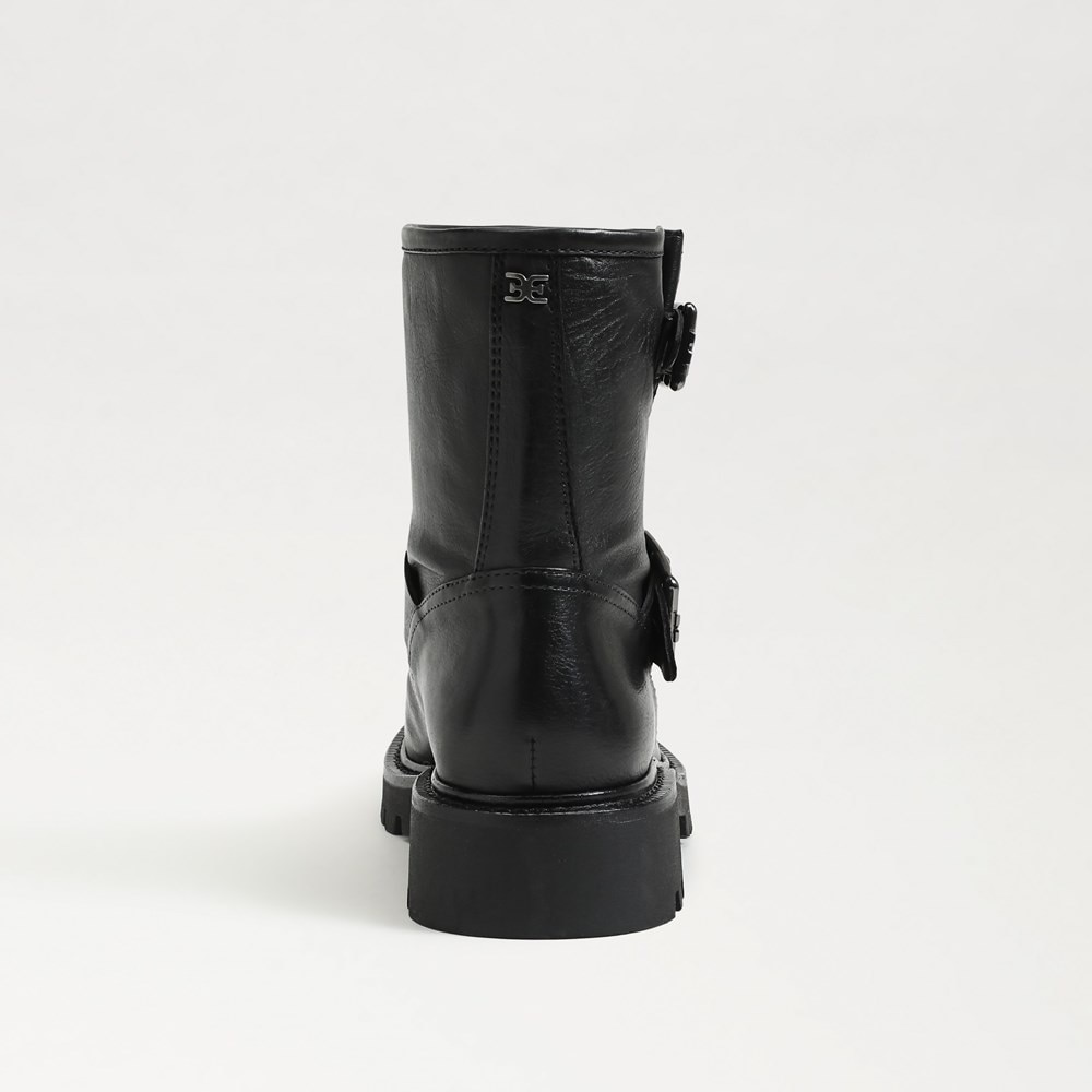Black motorcycle boot on sale