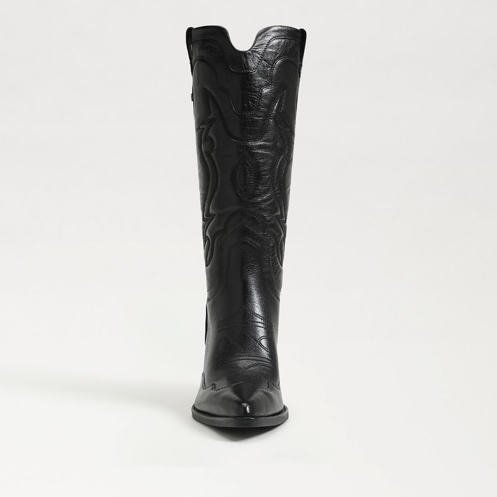 James Wide Calf Western Boot