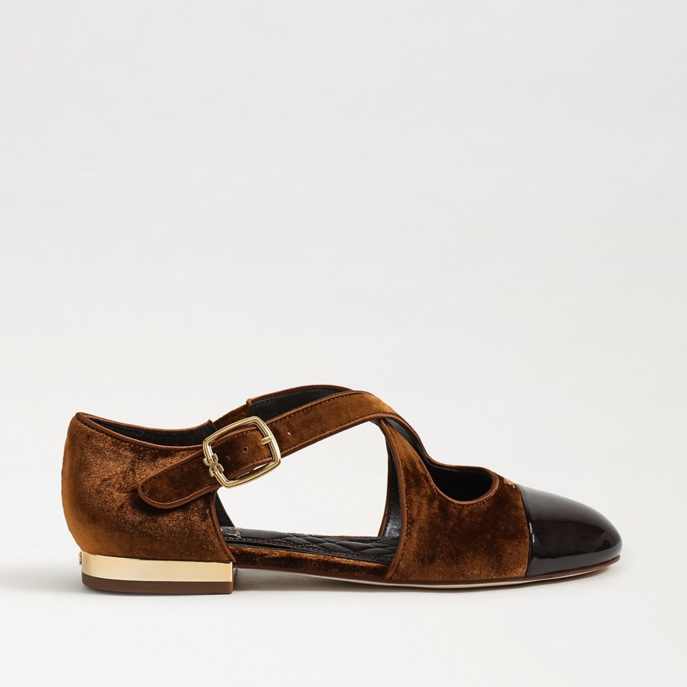 (取寄) サムエデルマン レディース レイ Sam Edelman women Raye Rich Cognac Sam Edelman Roxie Mary Jane Flat | Womens Flats and Loafers