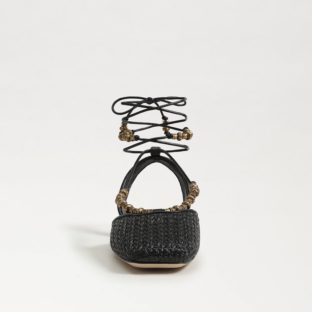 Lily Ankle Wrap Mule - Front