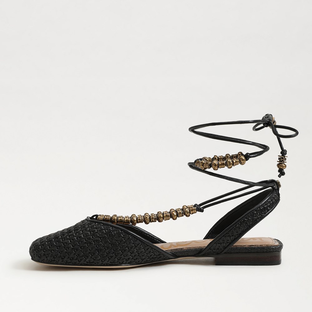 Lily Ankle Wrap Mule - Left