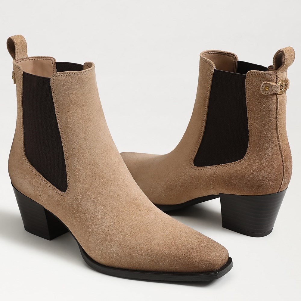(取寄) サムエデルマン レディース  Sam Edelman women Ashtyn Mustang Brown Sam Edelman Ashtyn Ankle Bootie | Womens Boots and Booties