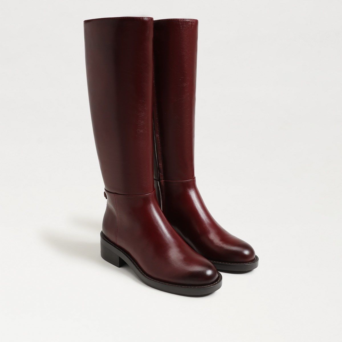 Lot De 2 Bottes D'Équitation Sam Edelman En Cuir - Noir Et Marron - Taille 8-9 - Occasion