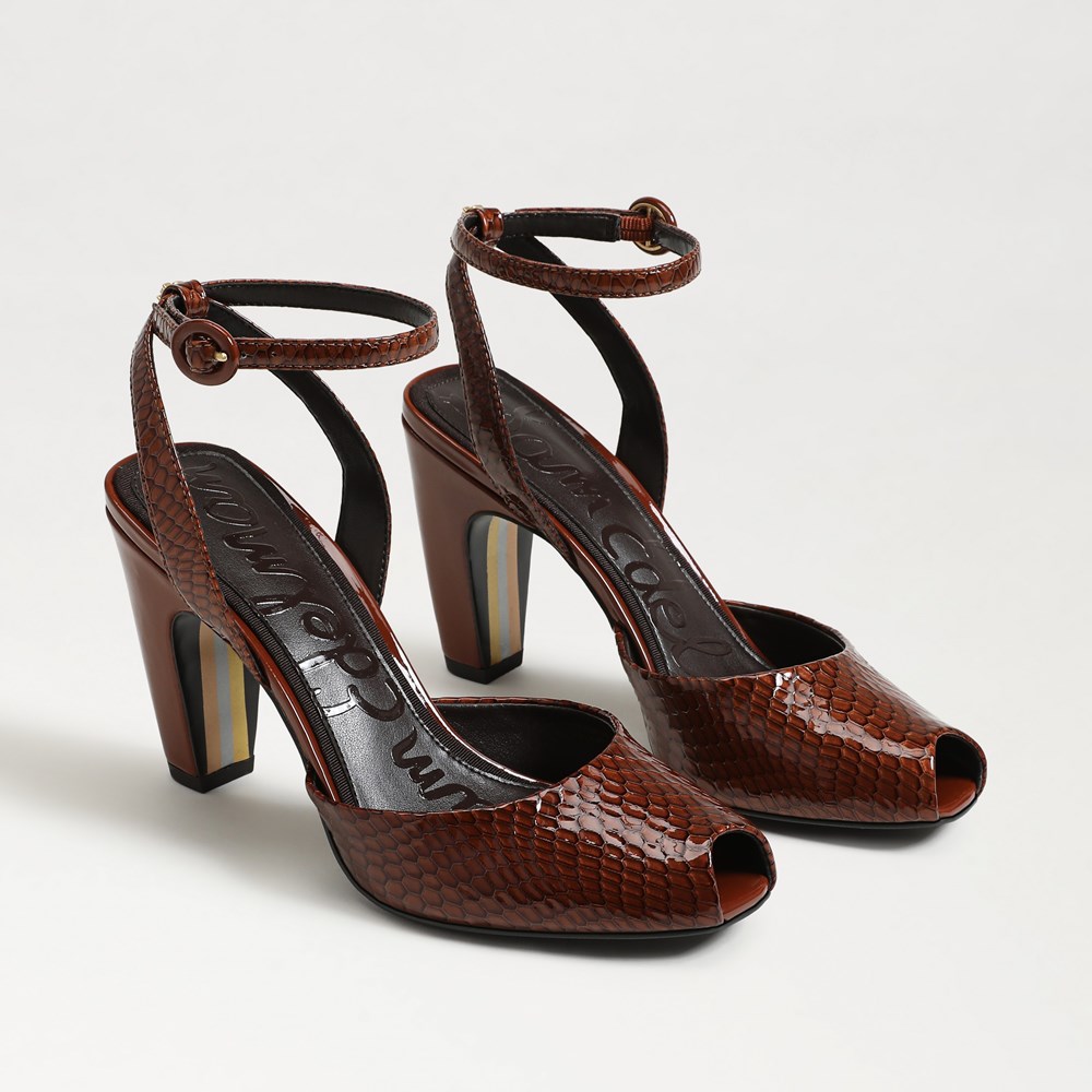 Sam Edelman Wrenna Ankle Strap Pump Womens Heels